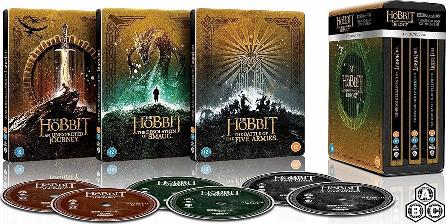 ホビット スチールブック Amazon.com: The Hobbit: The Motion Picture Trilogy (Limited